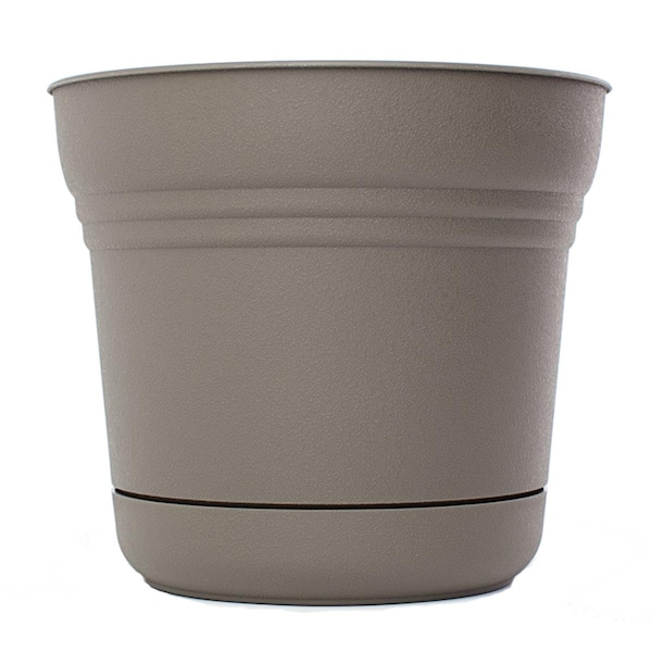 Bbq Innovations 12.75 x 14 in. Plastic Saturn Planter, Charcoal BB2514167 - main